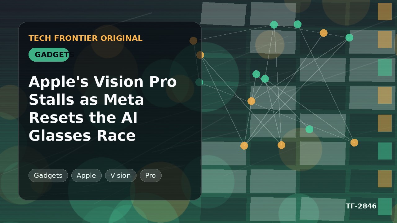 AppleのVision Proが失速、Metaが AIグラスレースをリセット
