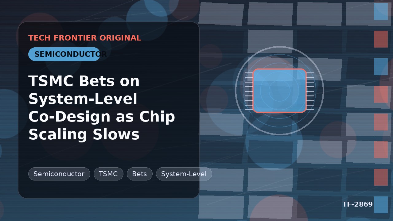TSMCはチップスケーリング鈍化を受けシステムレベル協調設計に賭ける