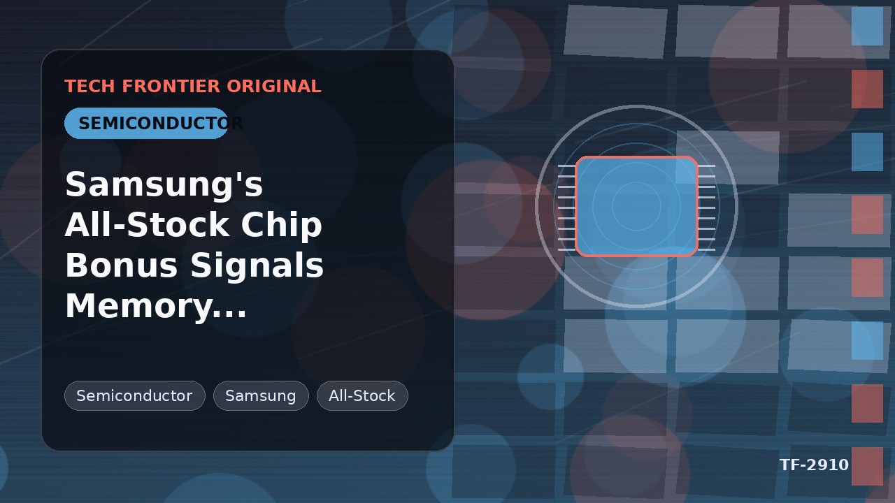 Samsungの全額株式によるチップボーナスは、メモリスーパーサイクルへの賭けを示唆