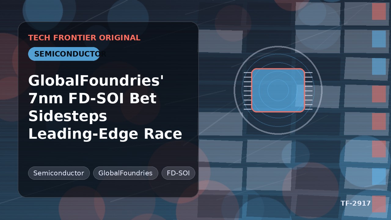 GlobalFoundriesの7nm FD-SOIへの賭けは最先端競争を回避