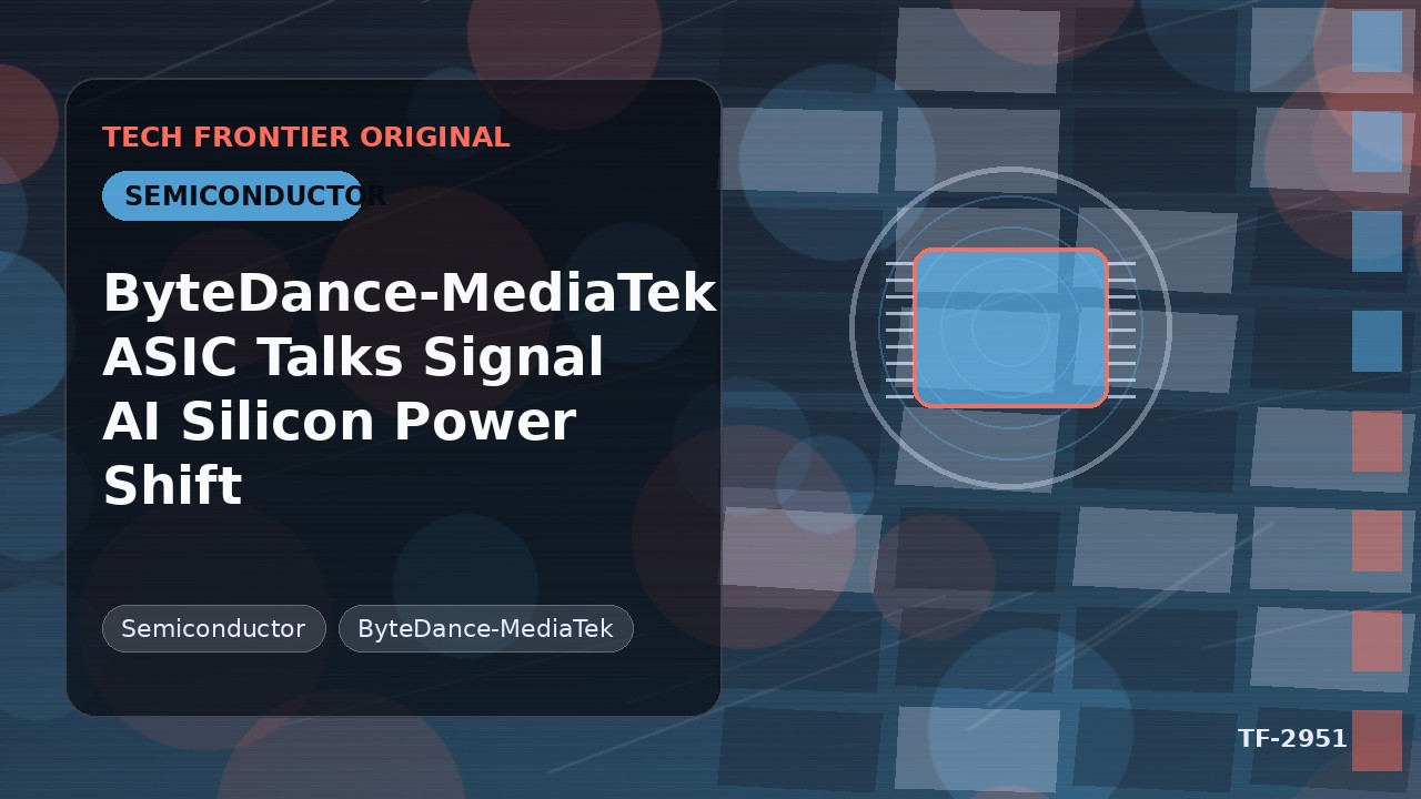 ByteDanceとMediaTekのASIC交渉、AIシリコン勢力図の転換を示唆