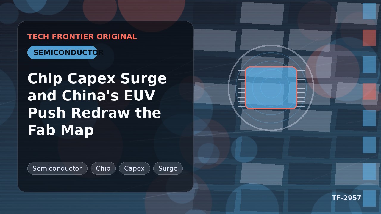 チップ設備投資の急増と中国のEUV推進がファブマップを塗り替える