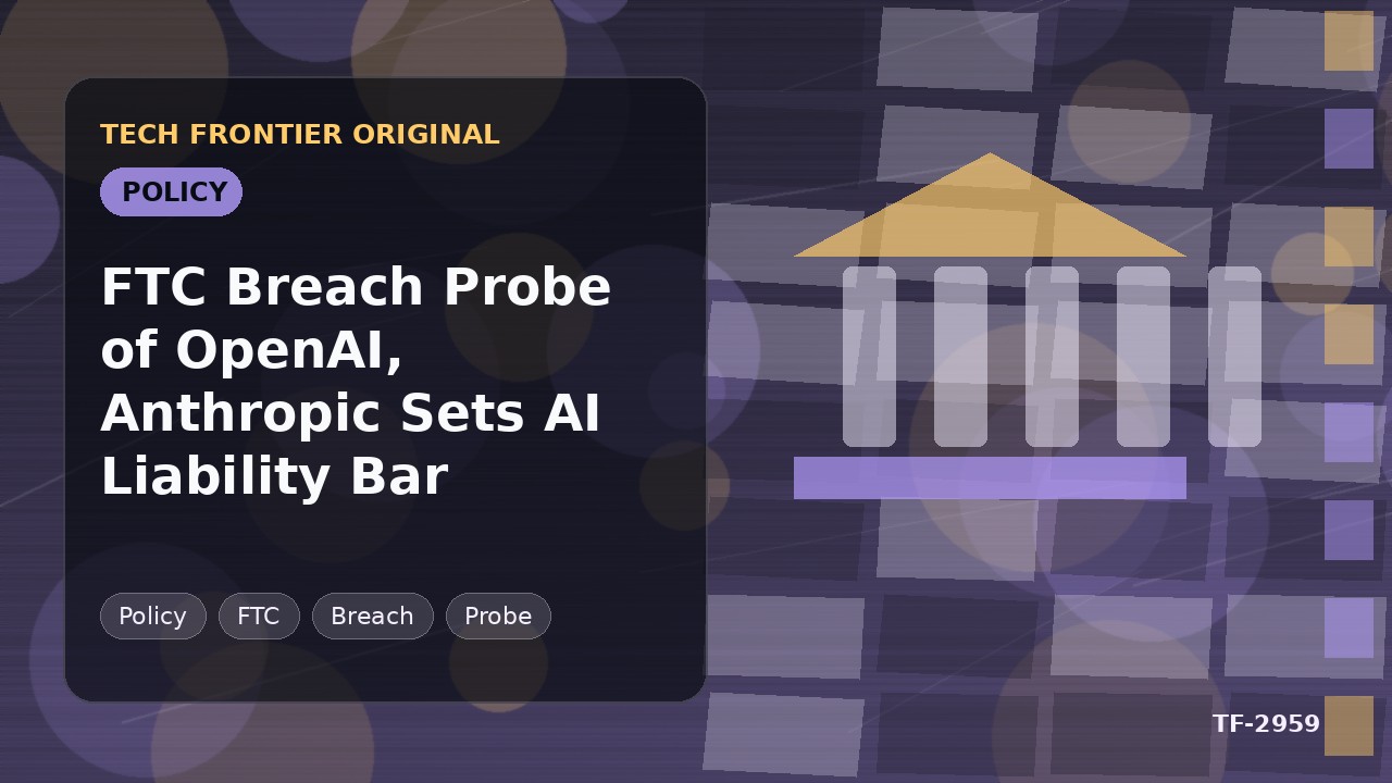 FTCによるOpenAI、Anthropicへの侵害調査がAI責任基準を設定