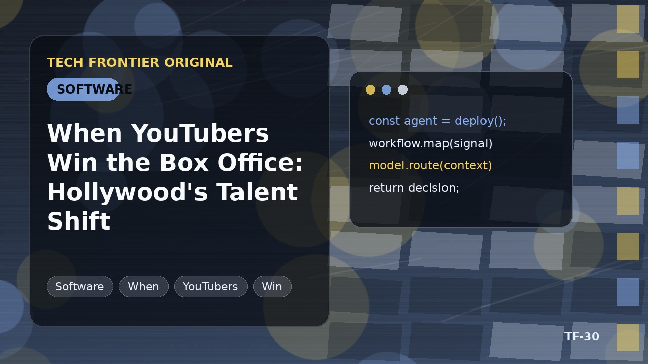 YouTuberが興行を制する時代：Hollywoodの人材シフト
