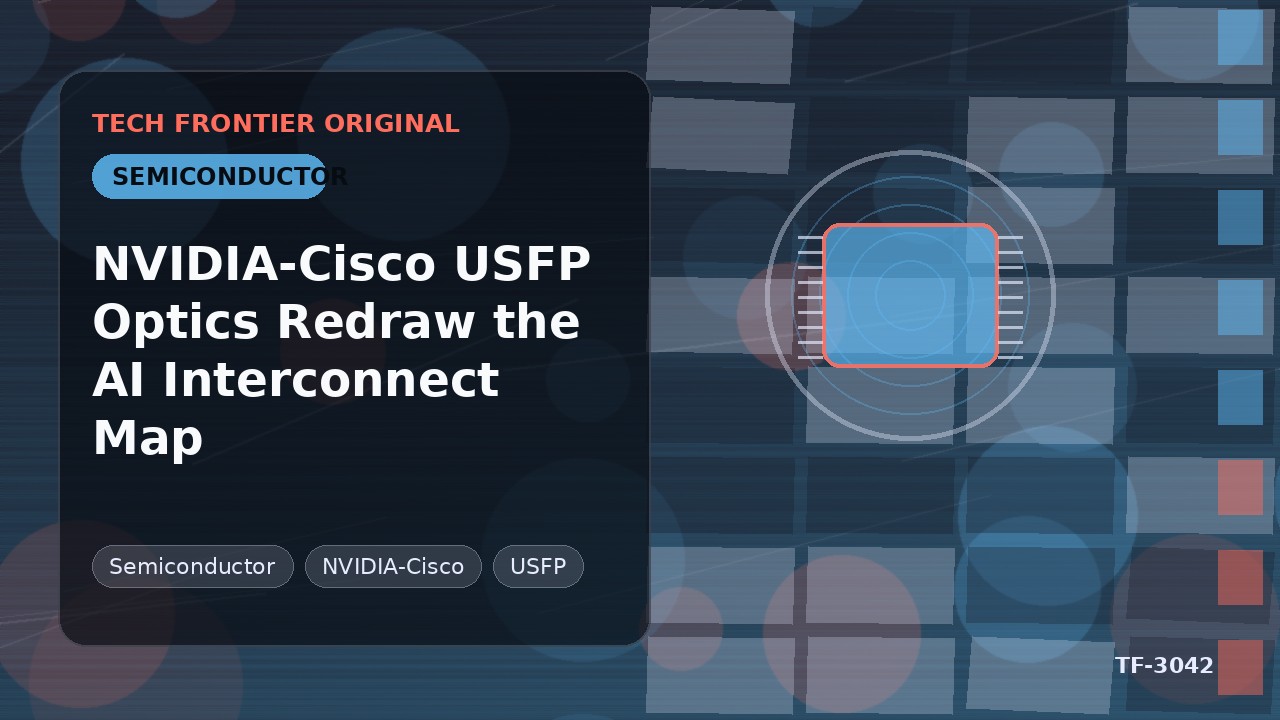 NVIDIAとCiscoのUSFP光モジュールがAIインターコネクトの勢力図を塗り替える