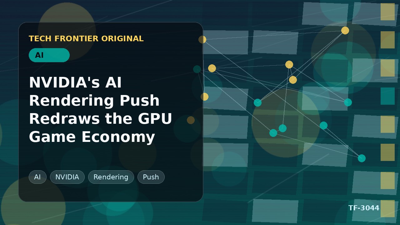 NVIDIAのAIレンダリング攻勢がGPU市場の経済構造を塗り替える