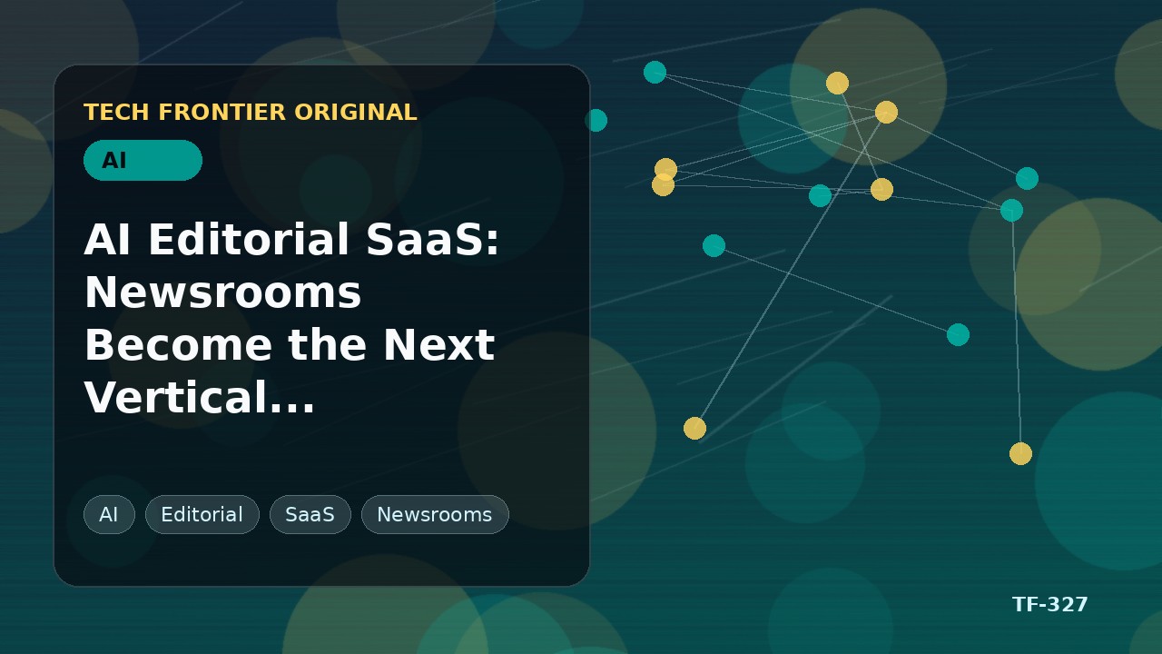 AI編集SaaS：ニュースルームが次の垂直型戦場になる