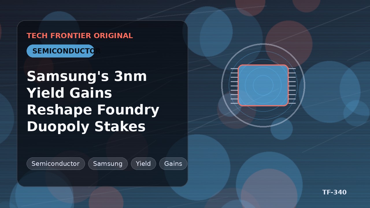 Samsungの3nm歩留まり改善がファウンドリ二強の力学を変える