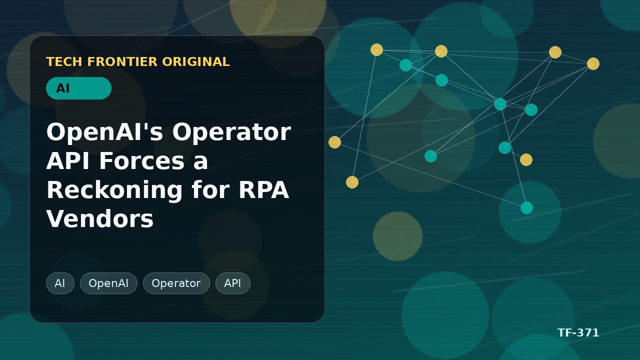 OpenAIのOperator APIがRPAベンダーに再考を迫る