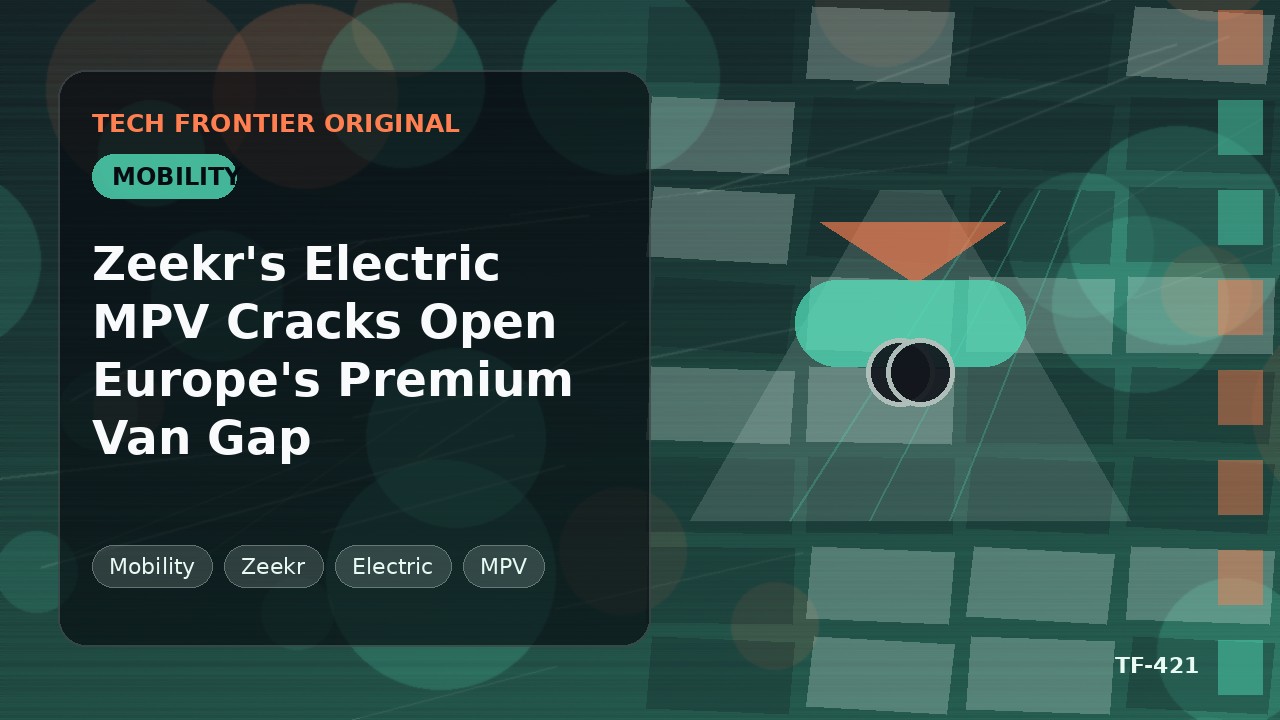 Zeekrの電動MPVが欧州プレミアムバンの空白をこじ開ける