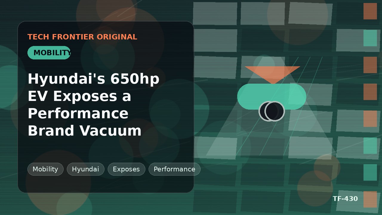 Hyundaiの650hp EVが性能ブランドの空白をさらす