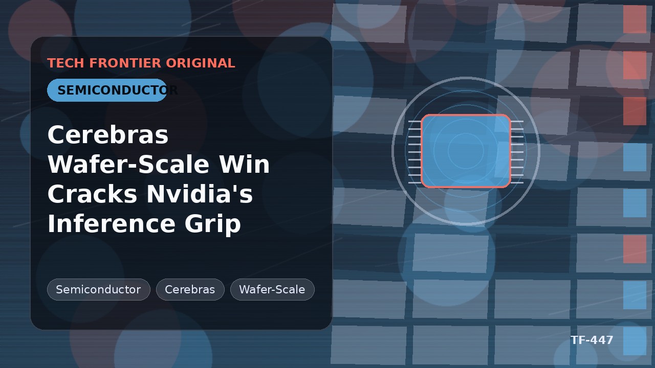 Cerebrasのウェハースケール採用がNvidiaの推論支配に亀裂を入れる