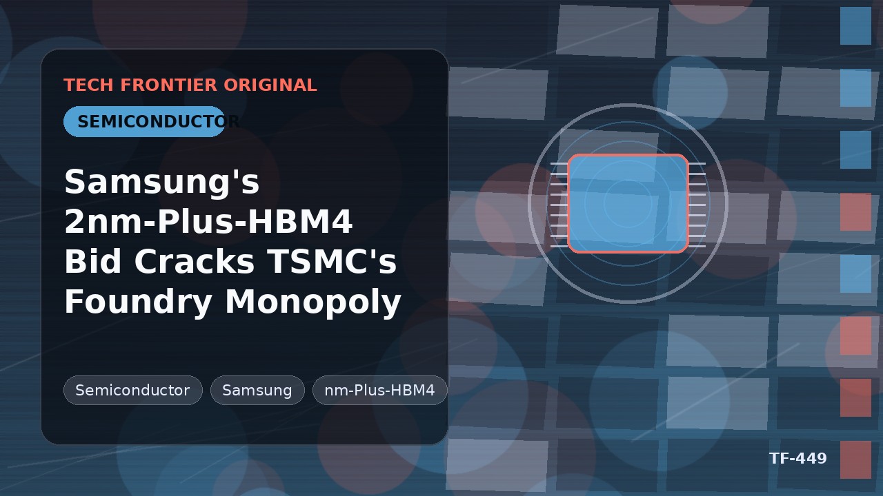 Samsungの2nmプラスHBM4提案がTSMCのファウンドリ独占に亀裂を入れる