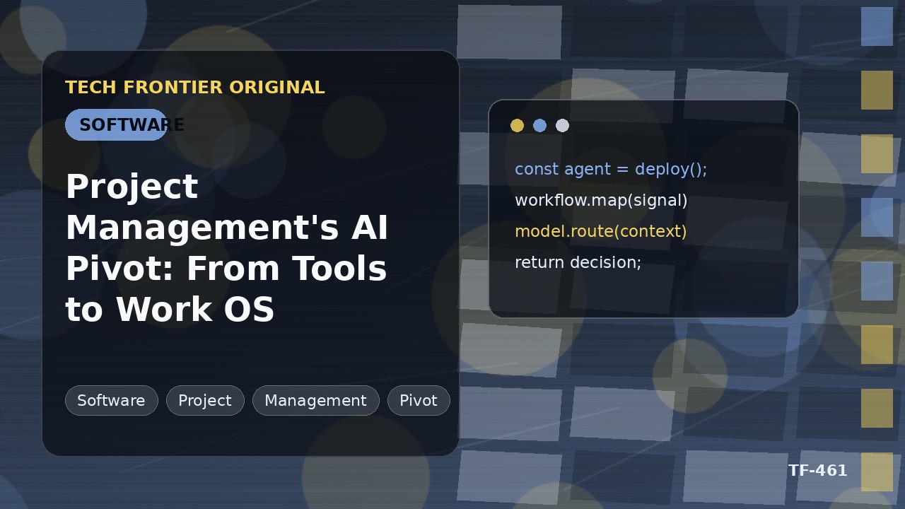 プロジェクト管理の AI 転換：ツールから Work OS へ