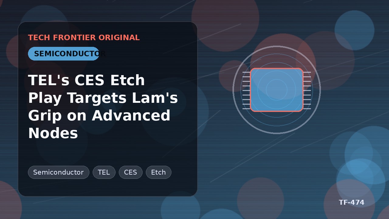 TEL の CES エッチング攻勢が先端ノードにおける Lam の支配を狙う