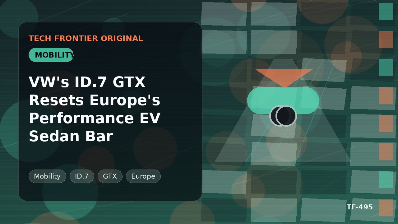VWのID.7 GTXが欧州高性能EVセダンの基準をリセットする