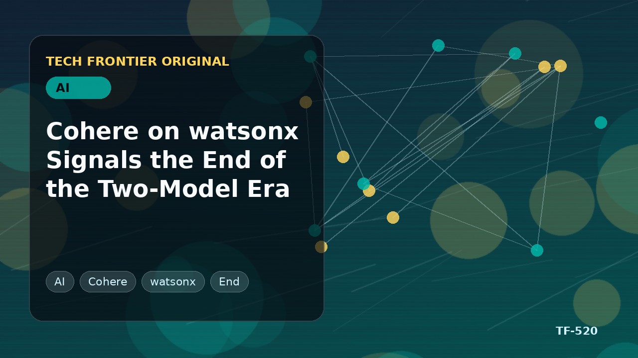 watsonx上のCohereが二大モデル時代の終わりを告げる