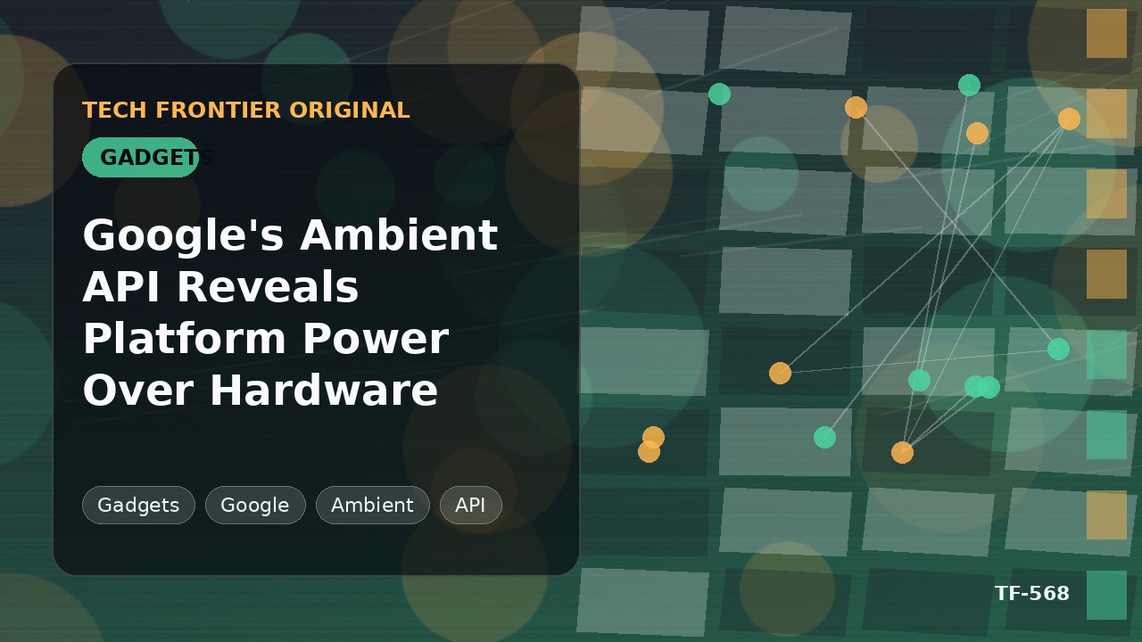 GoogleのAmbient APIがハードウェアに対するプラットフォームの支配力を露呈