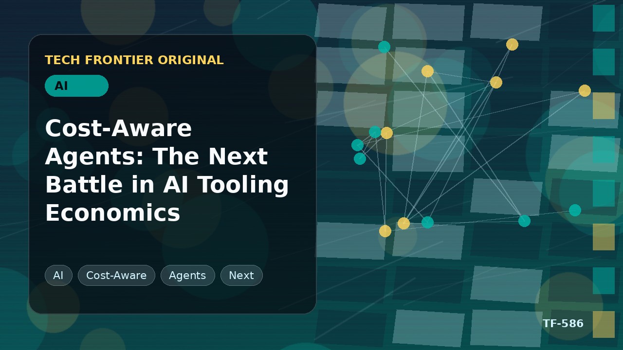 コスト認識型エージェント:AIツーリング経済における次の戦場