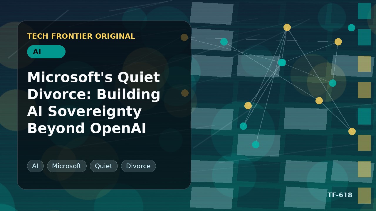 Microsoftの静かな離婚:OpenAIを超えたAI主権の構築