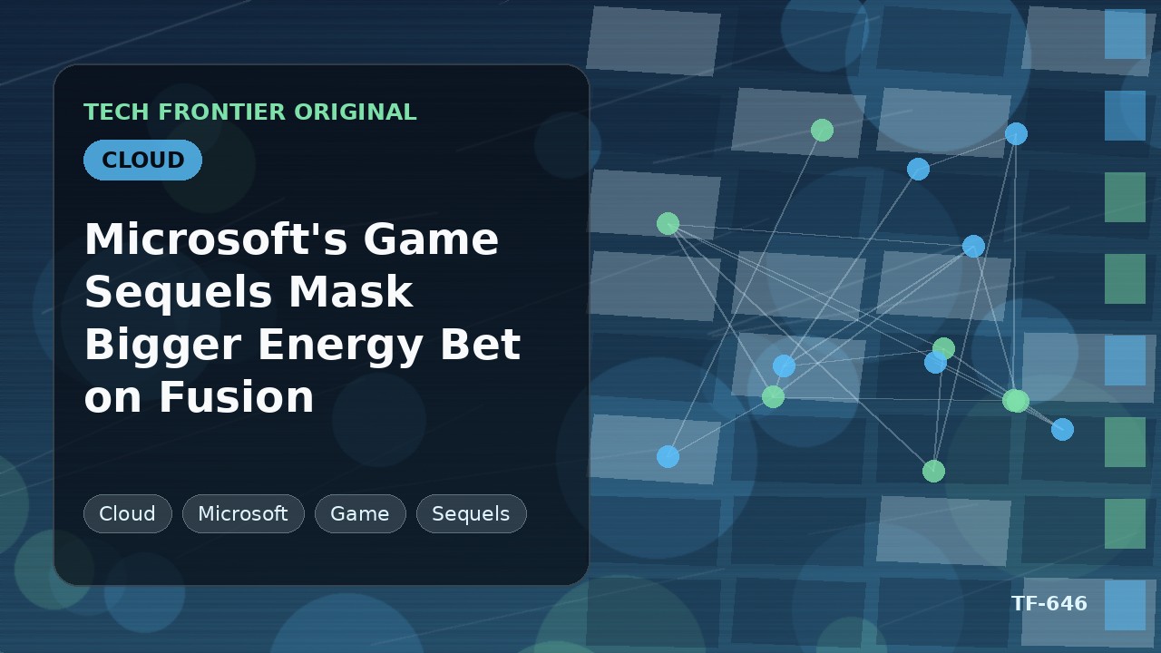 Microsoftのゲーム続編が隠す、核融合への大規模エネルギー投資
