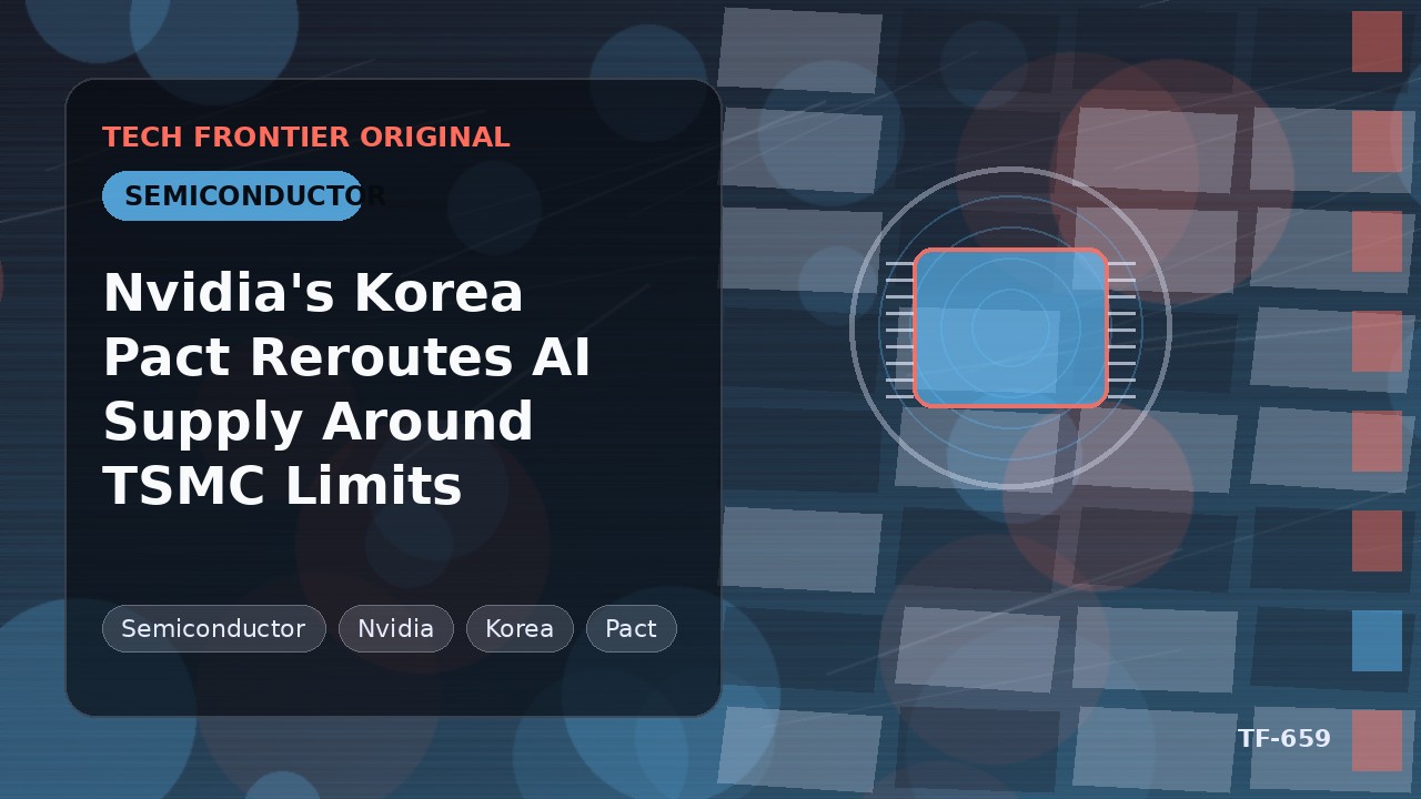 Nvidiaの韓国協定、TSMCの制約回避でAI供給網を再構築