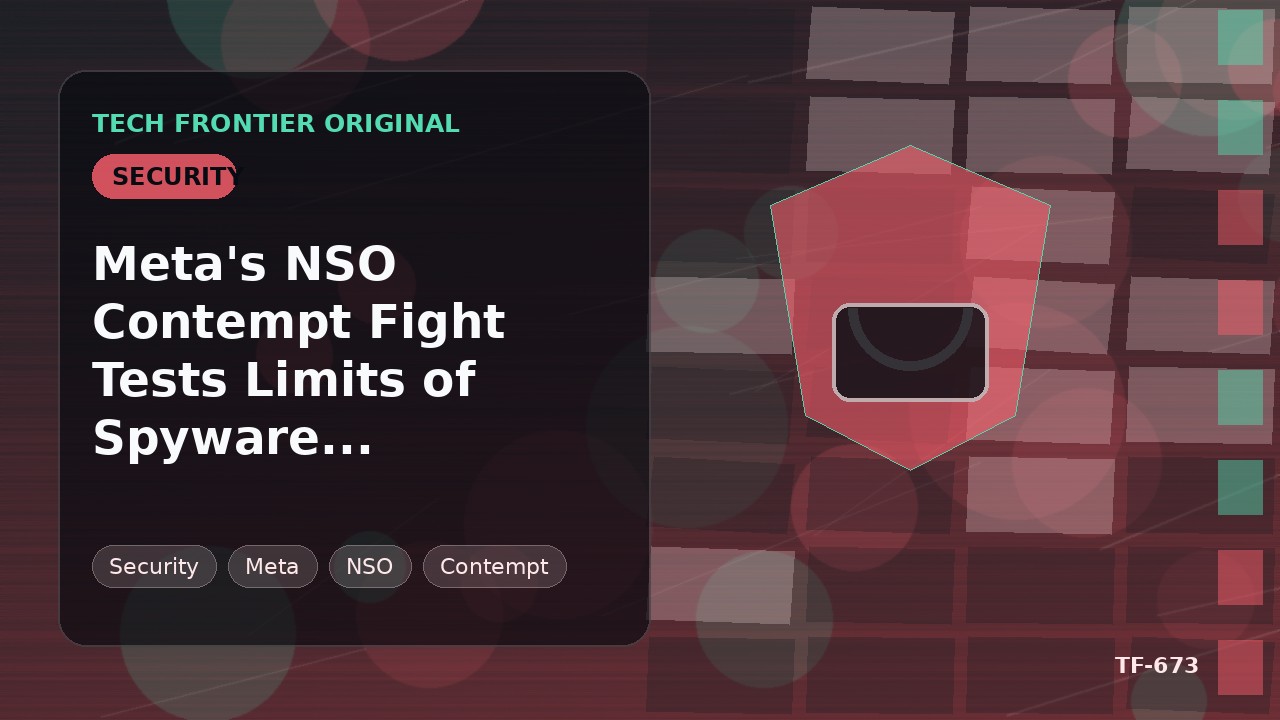 MetaのNSO侮辱罪訴訟がスパイウェア差止命令の限界を試す