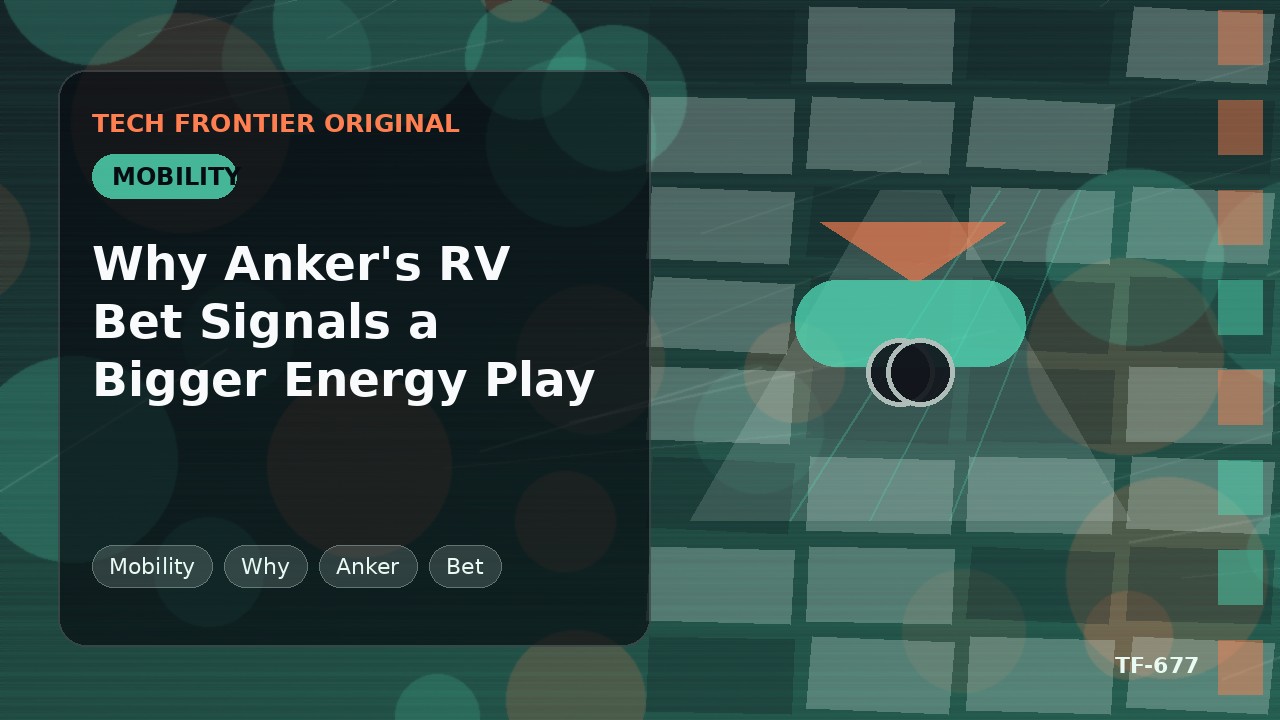 AnkerのRV投資が示す、より大きなエネルギー戦略の狙い