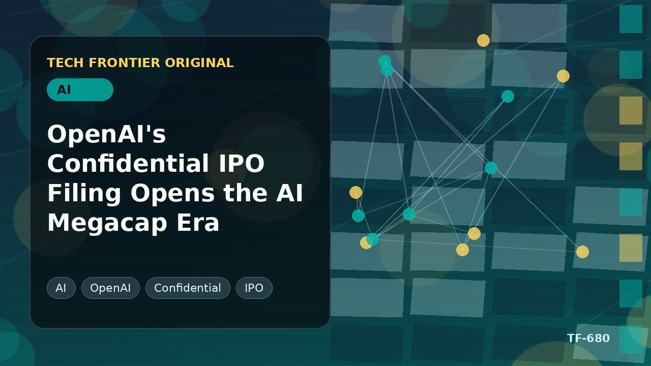 OpenAIの極秘IPO申請でAIメガキャップ時代が幕を開ける