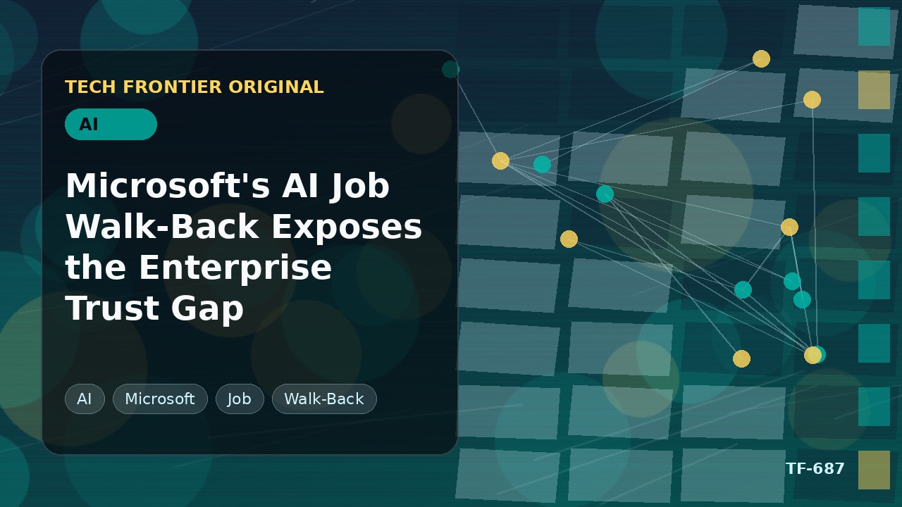 MicrosoftのAI雇用発言撤回、企業の信頼ギャップを露呈