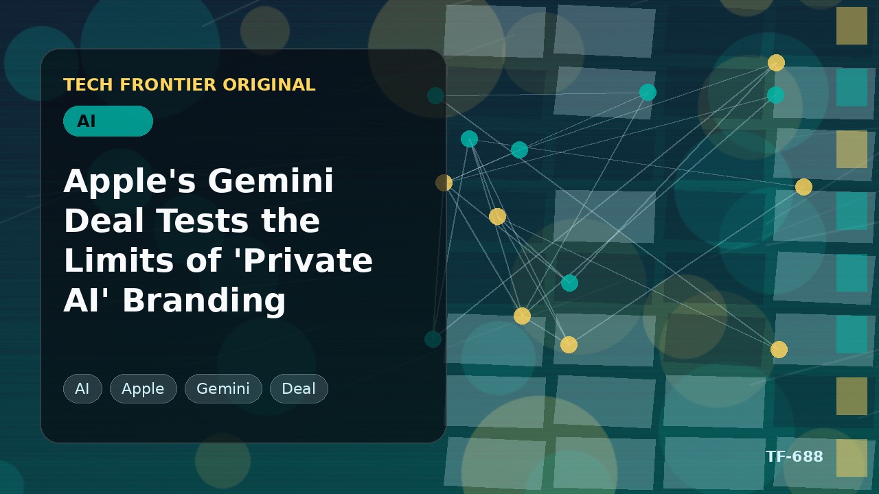 AppleのGemini提携が「プライベートAI」ブランドの限界を試す