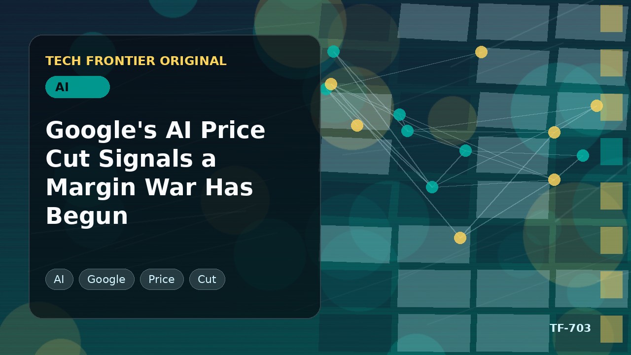 GoogleのAI価格引き下げがマージン戦争の開幕を告げる