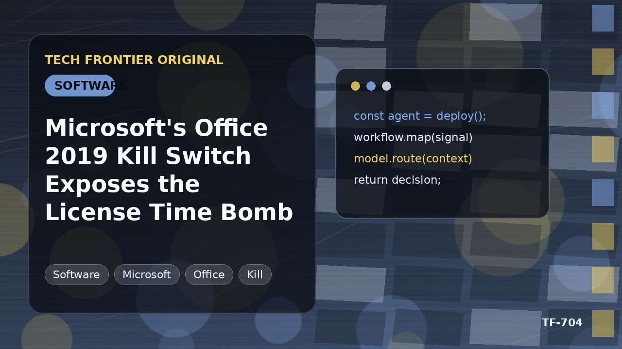 MicrosoftのOffice 2019強制終了スイッチがライセンスの時限爆弾を露呈