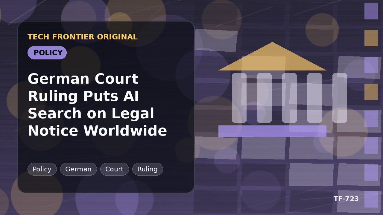ドイツ裁判所の判決がAI検索を世界的に法的警告の対象に