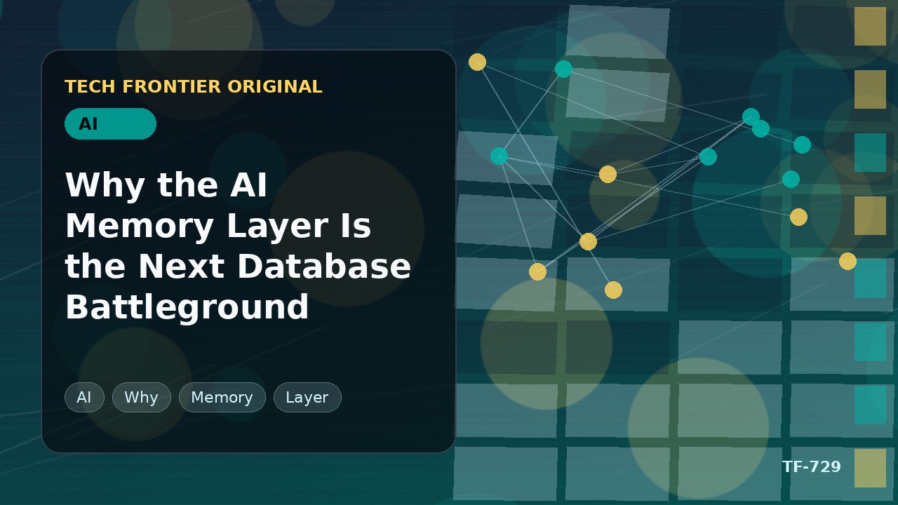 AIメモリレイヤーがデータベースの次の主戦場となる理由