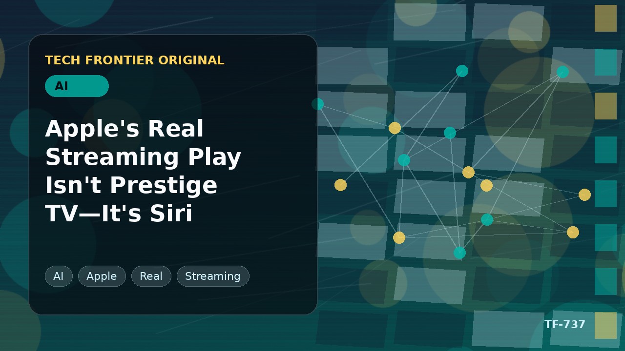 Appleの本当のストリーミング戦略は高品質TVではなくSiriにある