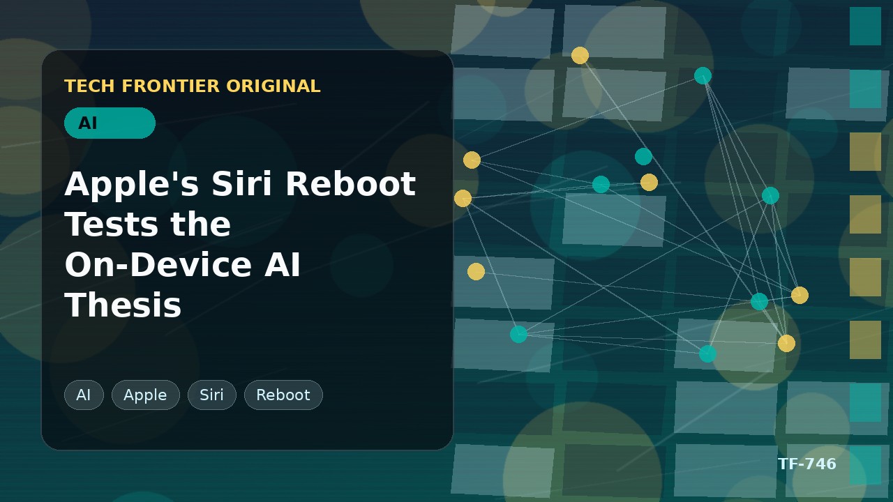 Appleの Siri 刷新がオンデバイスAI論の真価を問う