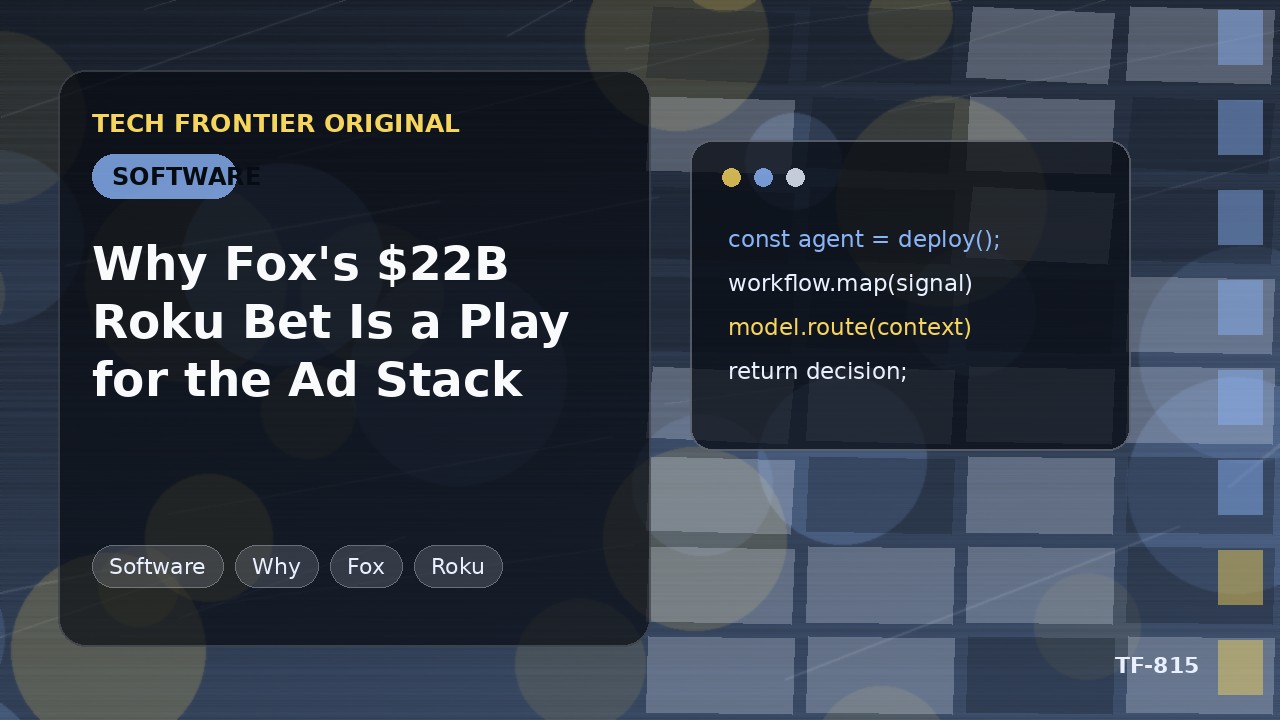 Foxの220億ドルRoku買収が広告スタック争奪戦である理由