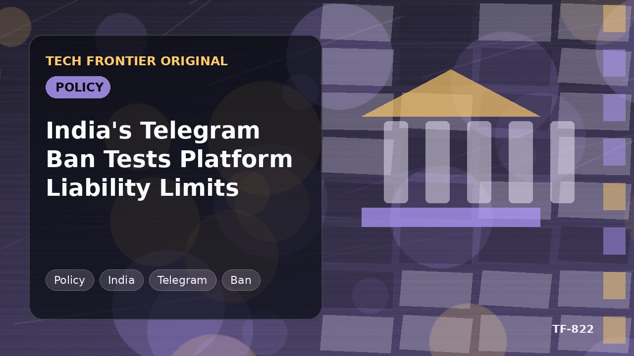 インドのTelegram遮断、プラットフォームの責任範囲を試す
