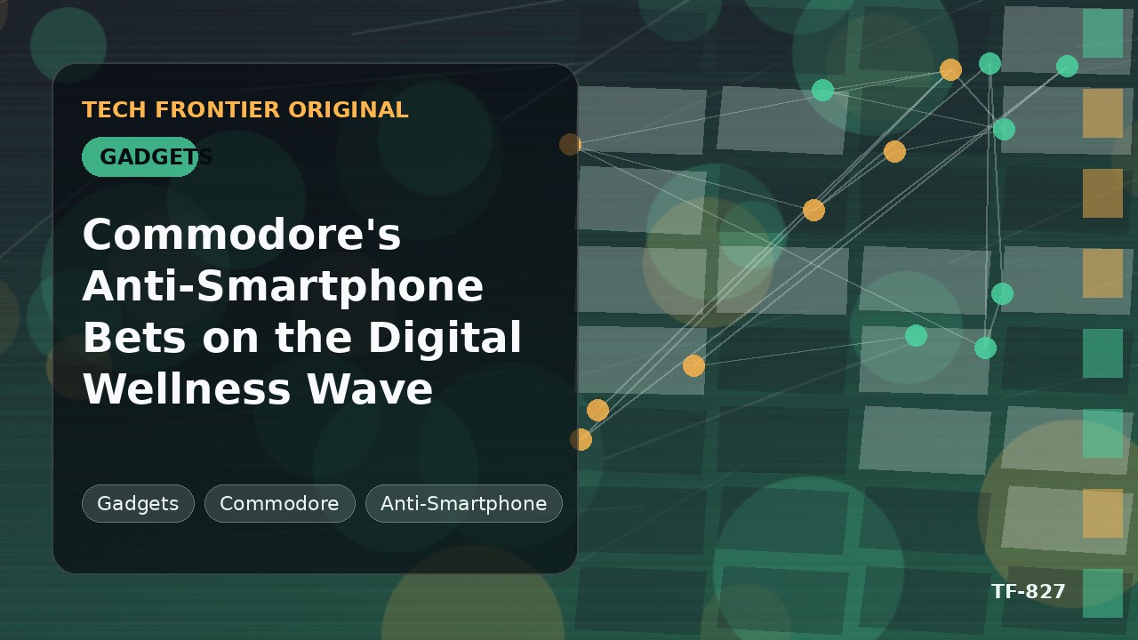 Commodoreの反スマートフォン端末、デジタルウェルネスの波に賭ける