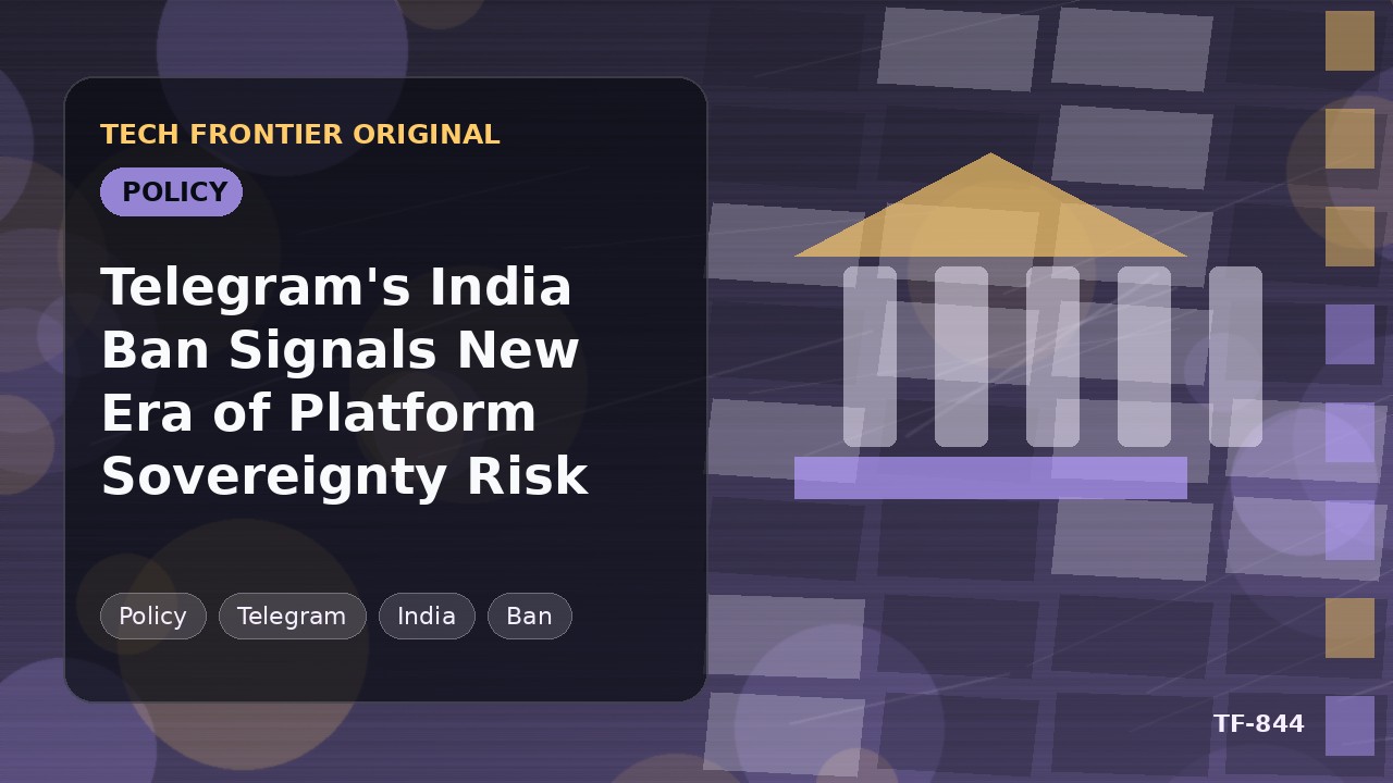 インド、Telegramを一時禁止──プラットフォーム主権リスクの新時代到来を示唆