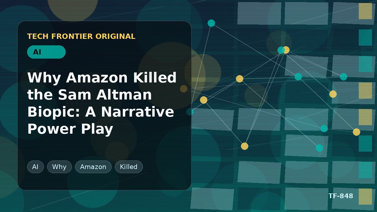 なぜAmazonはSam Altman伝記映画を打ち切ったのか:ナラティブをめぐる権力闘争