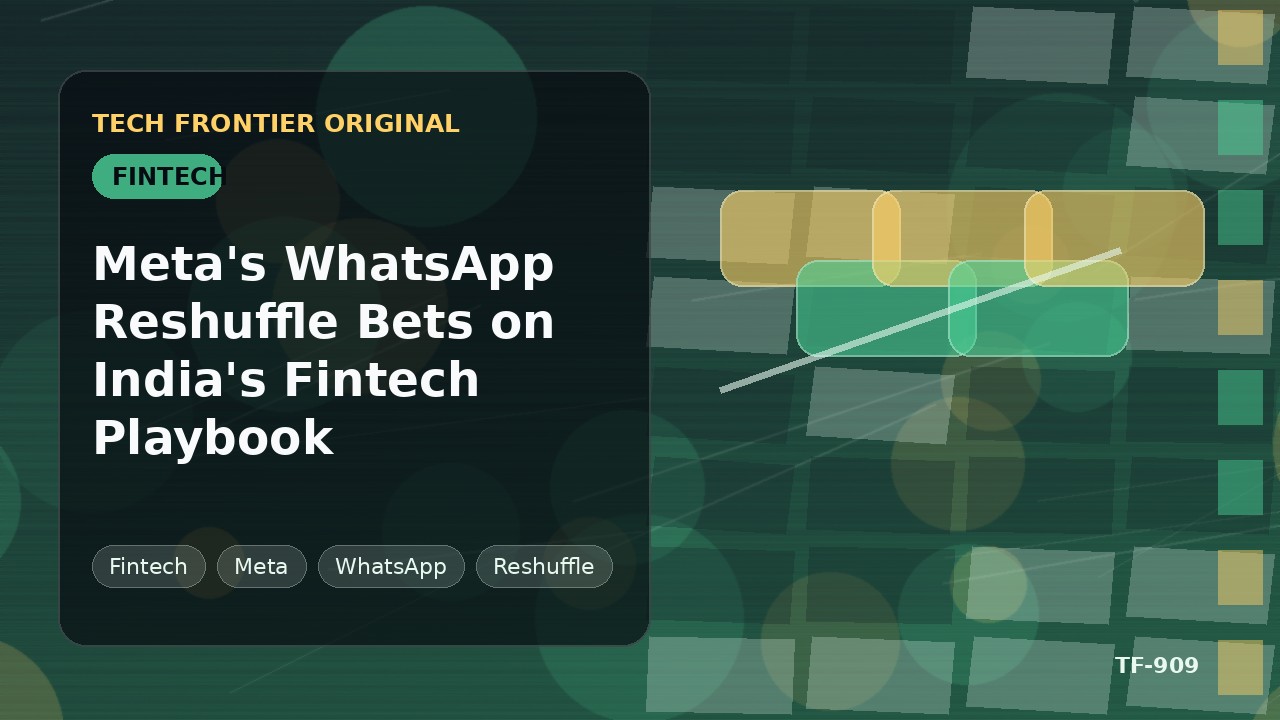 MetaのWhatsApp人事刷新、インドのフィンテック戦略に賭ける