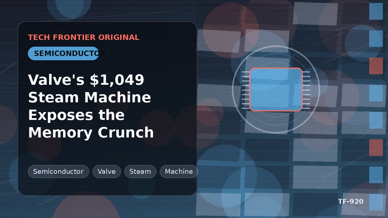 Valveの1,049ドルSteam Machineがメモリ不足を露呈
