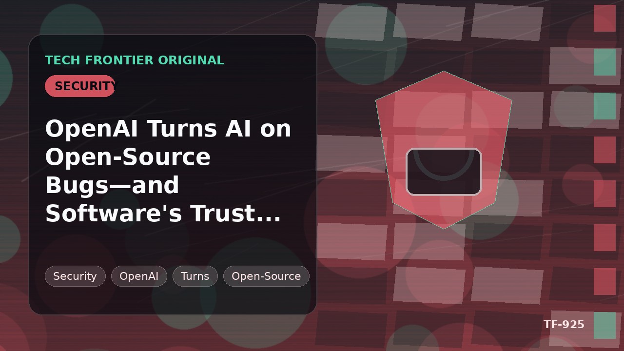 OpenAIがAIをオープンソースのバグ発見に投入—ソフトウェアの信頼モデルが問われる