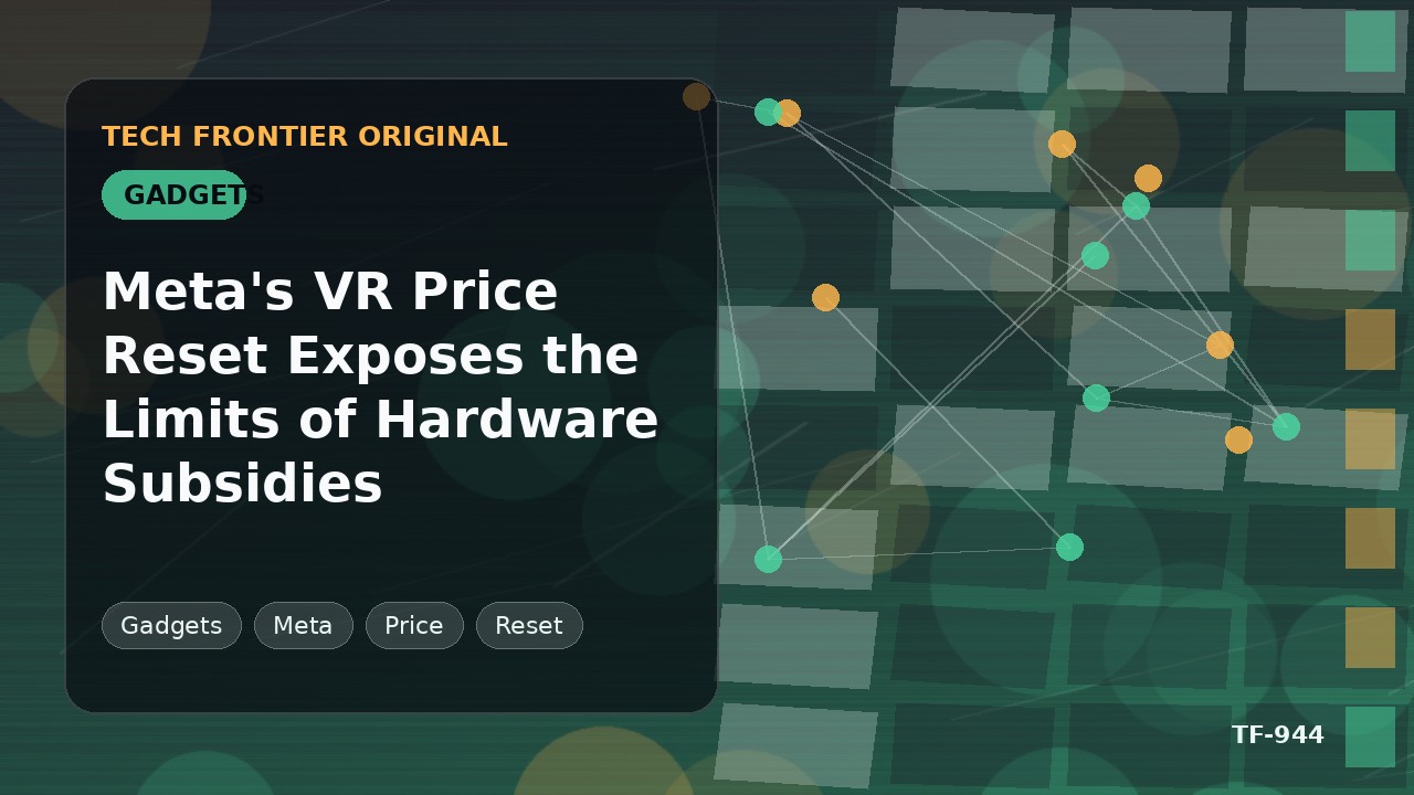 MetaのVR値下げが示すハードウェア補助金戦略の限界