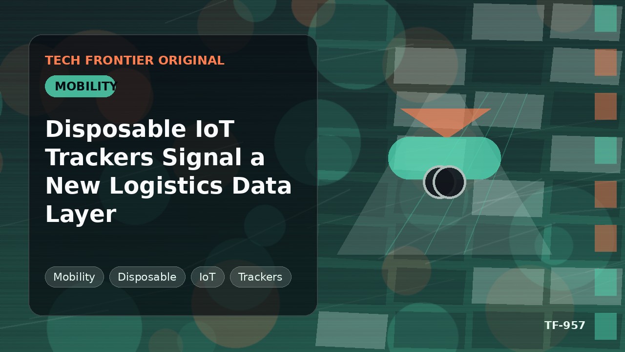 使い捨てIoTトラッカーが新たな物流データレイヤーの到来を告げる