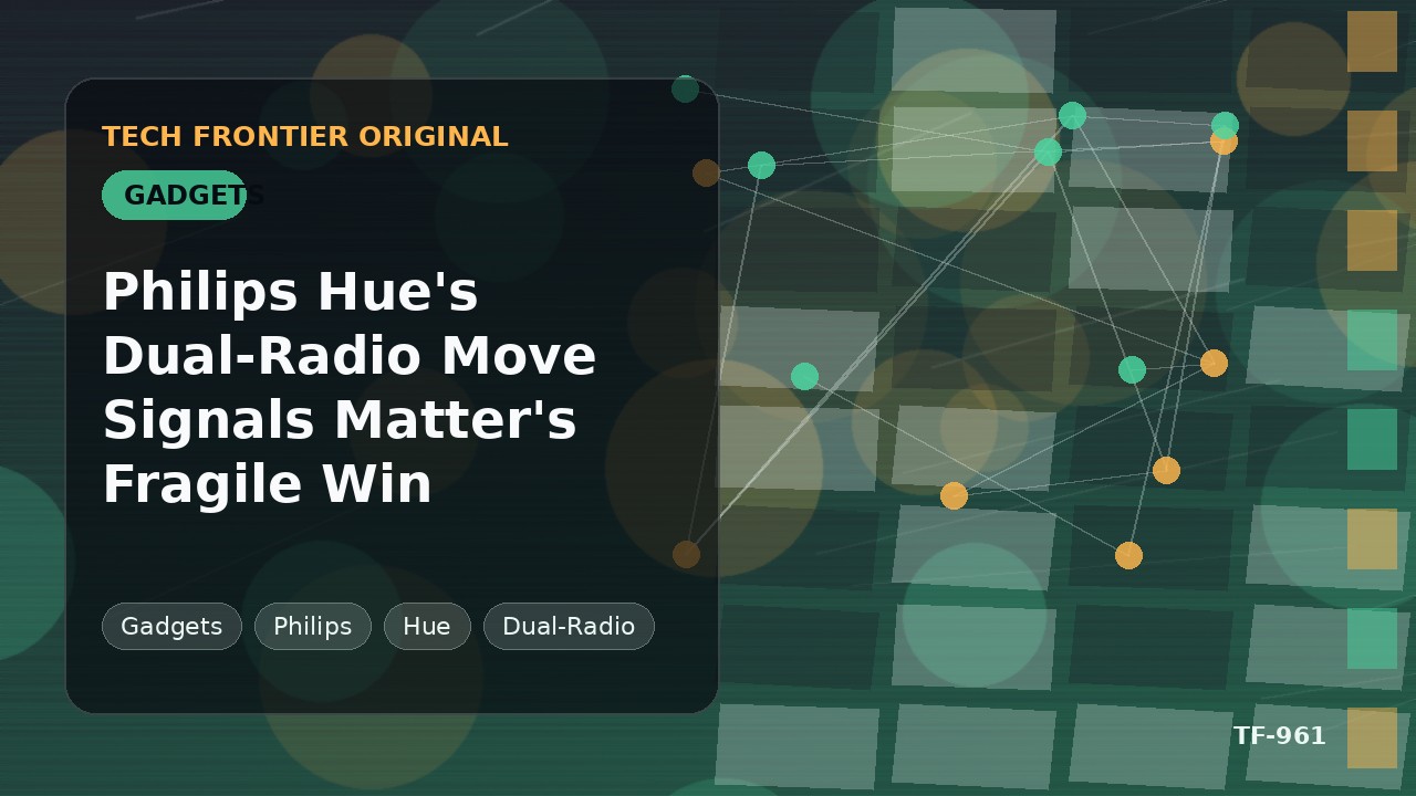 Philips Hueのデュアル無線対応はMatterの脆弱な勝利を示す