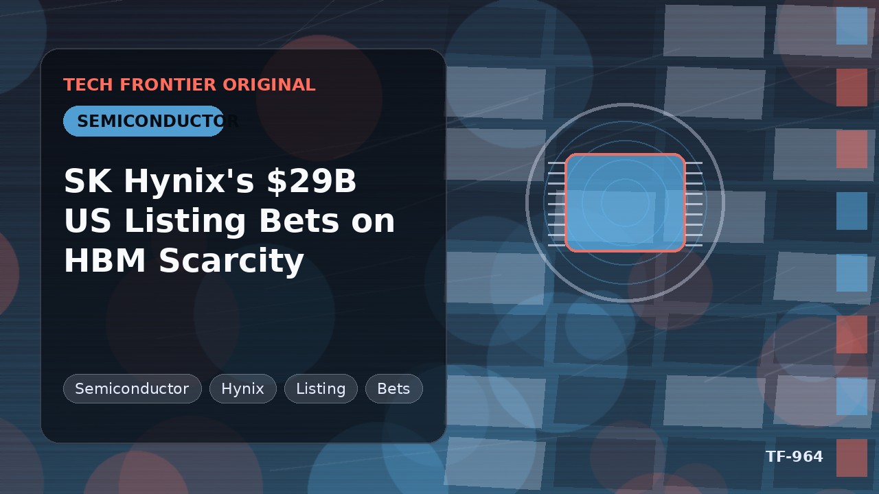 SK Hynixによる290億ドルの米国上場、HBM不足に賭ける