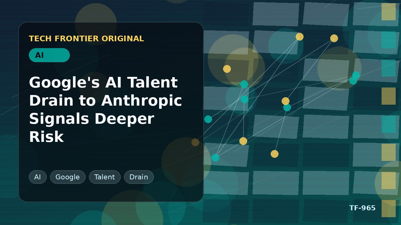 GoogleのAI人材流出がAnthropicへ—より深刻なリスクの兆候